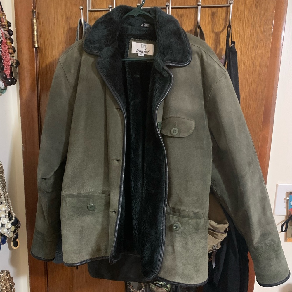 Green coat